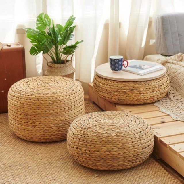 Rattan stool cushion new arrivals