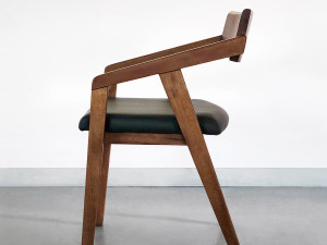 Mahogany Maho Interior Wood Dining Chair 3D Модель