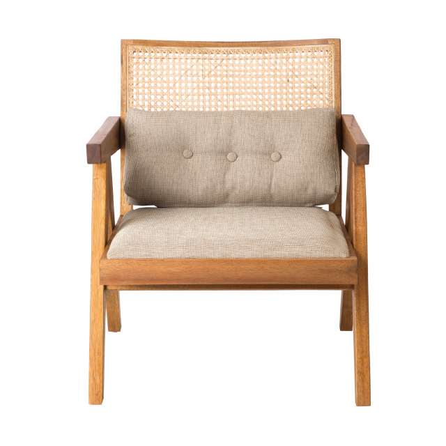 Viva Lounge Chair Solid Wood Rattan Cafe Dining Chair 3D Model .c4d .max .obj .3ds .fbx .stl .blend