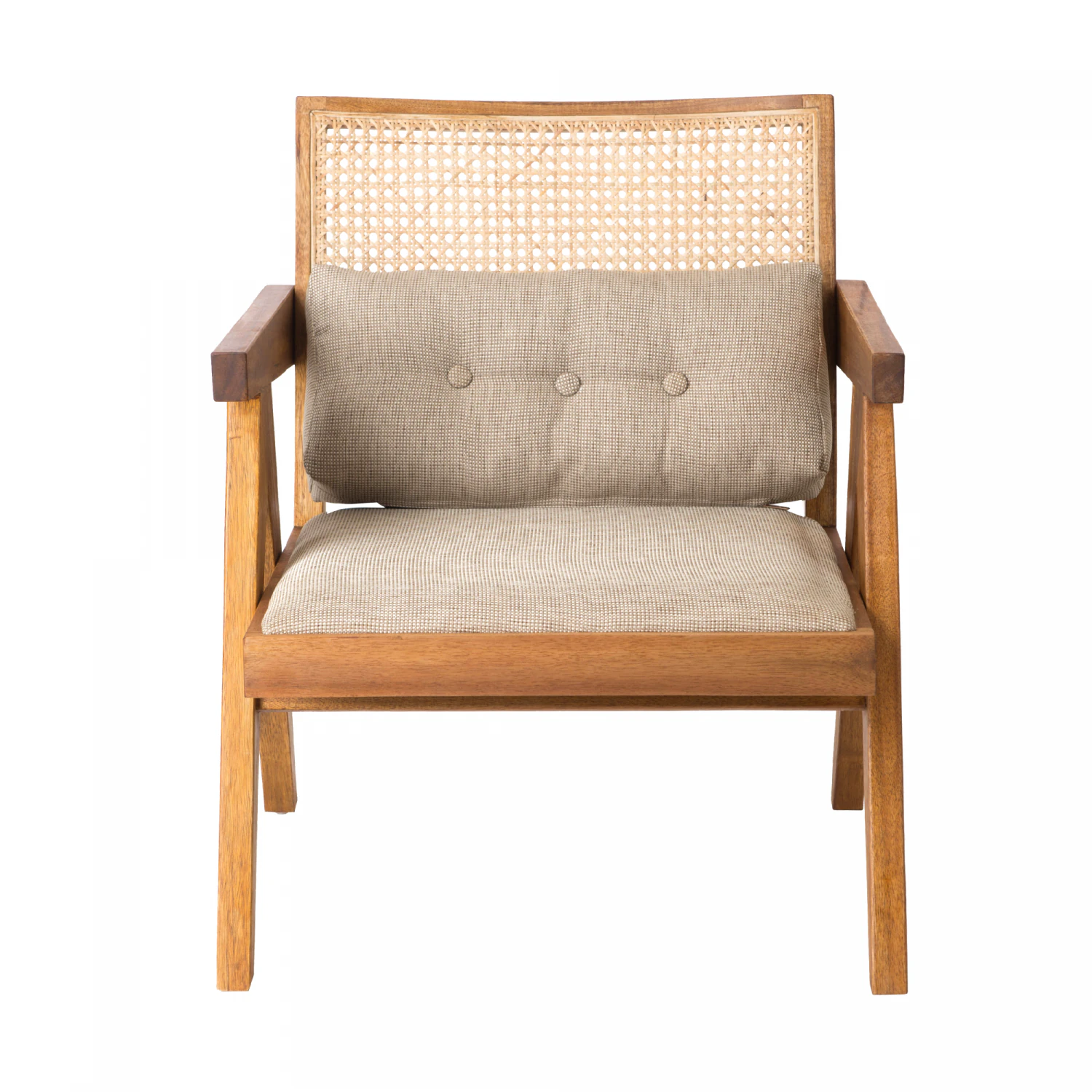 Viva Lounge Chair Solid Wood Rattan Cafe Dining Chair 3D Model .c4d .max .obj .3ds .fbx .stl .blend 