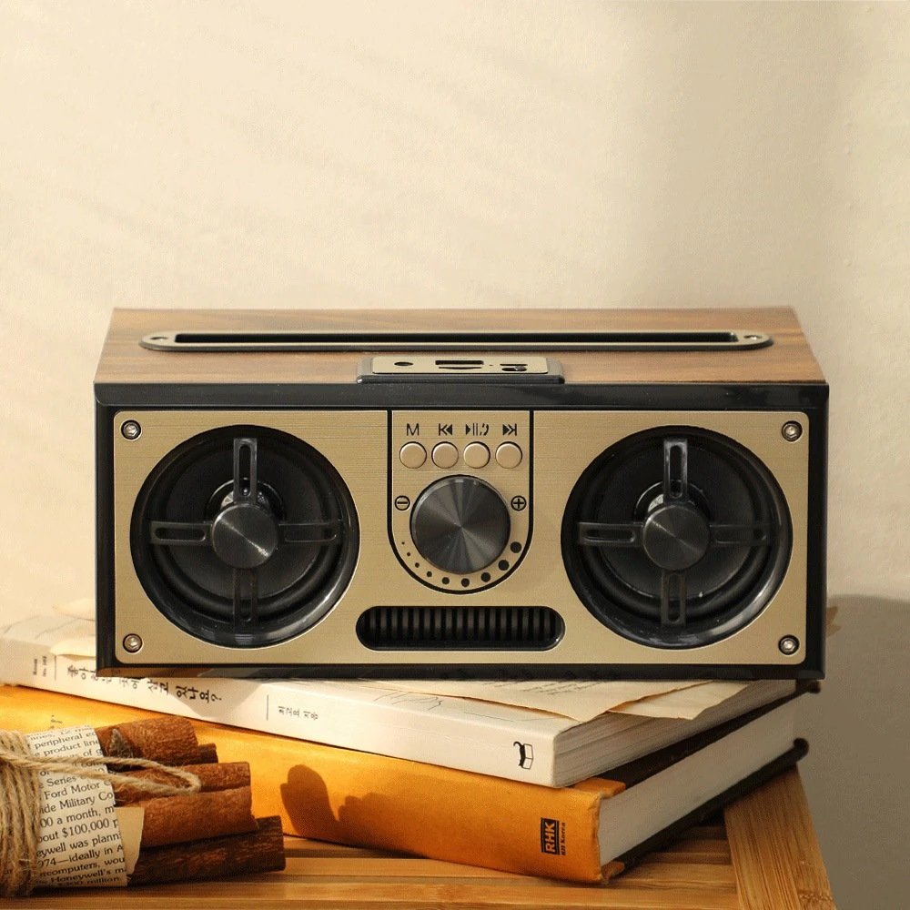 Sebiz Retro Portable Bluetooth Speaker RETRO20W 3D Model .c4d .max .obj .3ds .fbx .stl .blend 