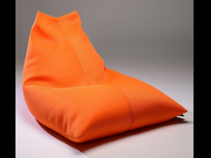 Large P202 beanbag sofa 3D Model
