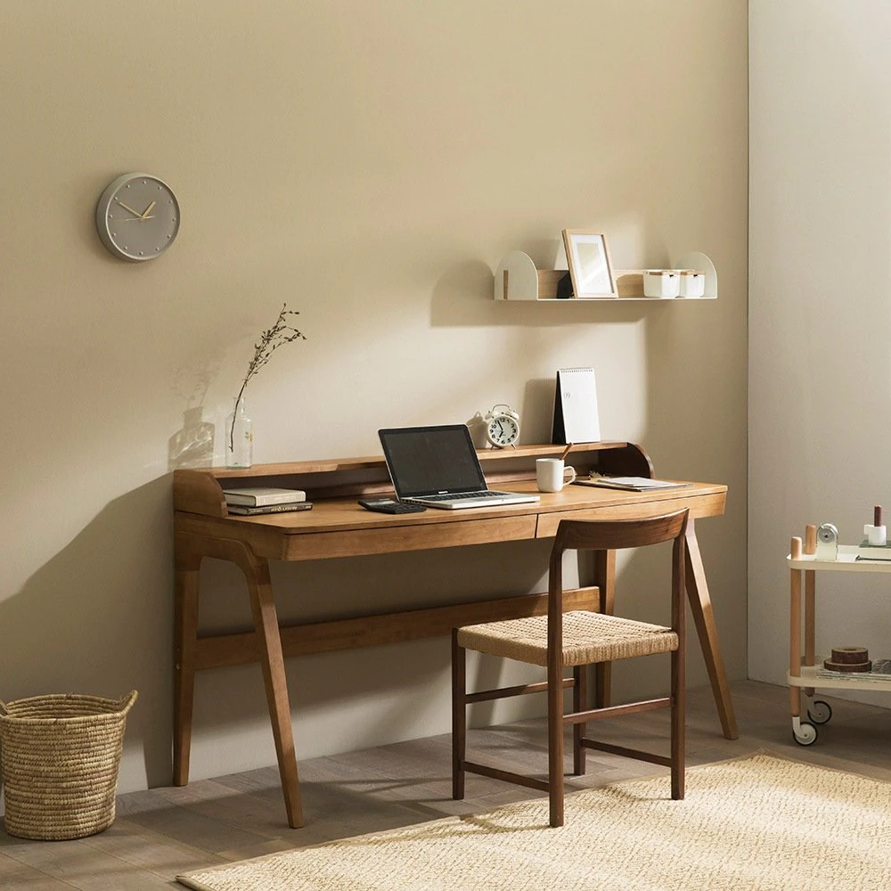 Orb Wood Desk 120cm 3D Model .c4d .max .obj .3ds .fbx .stl .blend