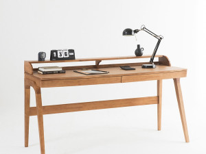Orb Wood Desk 120cm 3D 模型