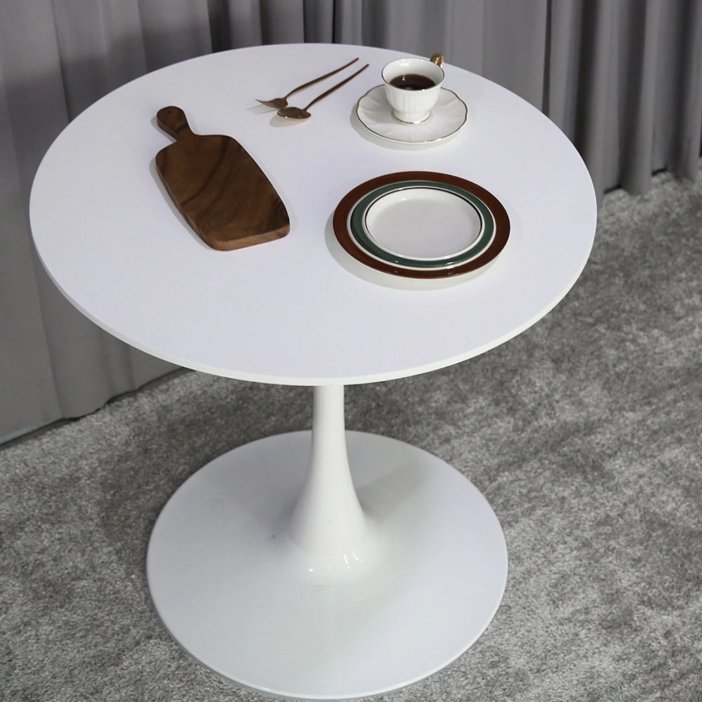 FW white round table 800size 3D Model .c4d .max .obj .3ds .fbx .stl .blend 