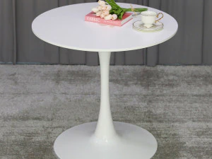 FW white round table 800size 3D Model