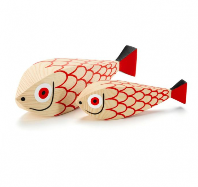 Wooden Dolls Mother Fish and Child 3D-Modell .c4d .max .obj .3ds .fbx .stl .blend 