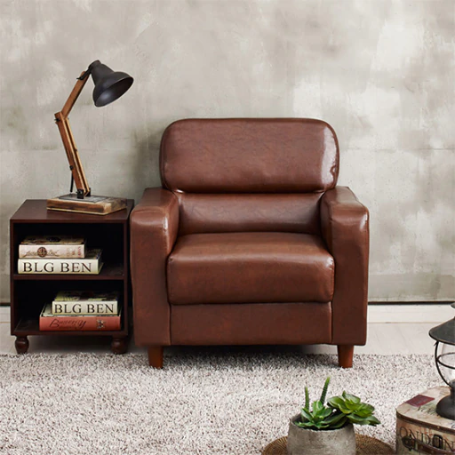 Chester Black Sofa for One 3D Model .c4d .max .obj .3ds .fbx .stl .blend 