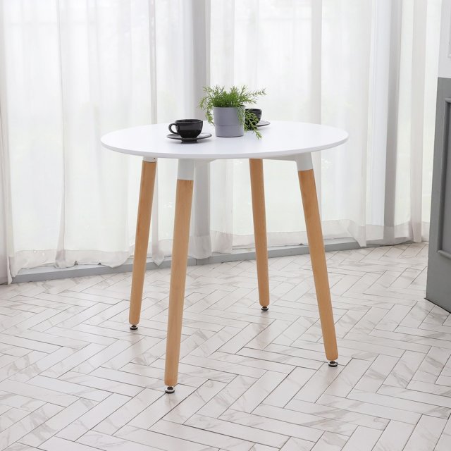 WH white round table 800size 3D 모델 .c4d .max .obj .3ds .fbx .stl .blend