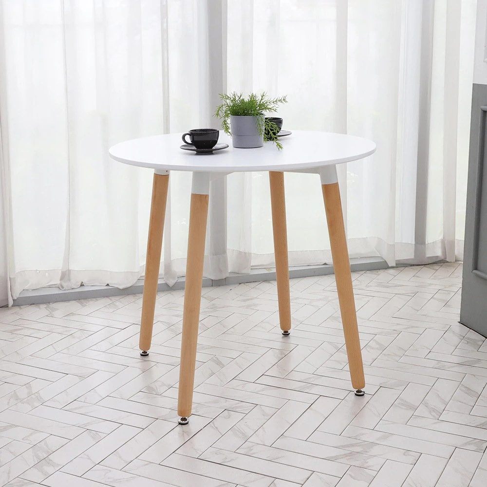 WH white round table 800size 3D Model .c4d .max .obj .3ds .fbx .stl .blend 