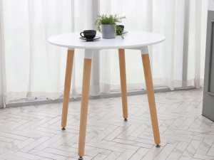 WH white round table 800size Modelo 3D