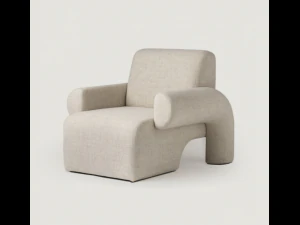 IO EASY CHAIR IVORY 3D Model