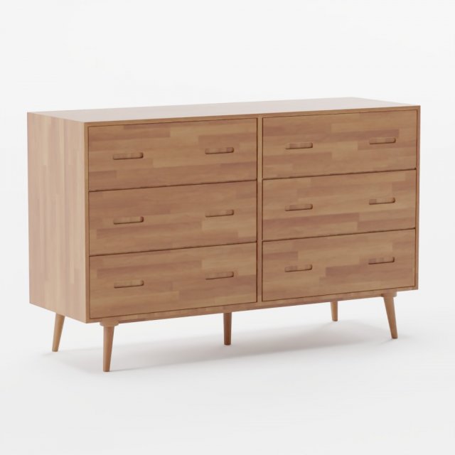 Retro Cabinet B 3D 模型 .c4d .max .obj .3ds .fbx .stl .blend 