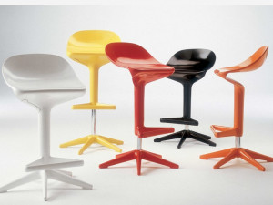 Spoon Bar stool Island Table Chair 3D Model