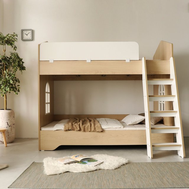 Sentimental Fantasia Bunk Bed SS White IKKB2A 3Dモデル .c4d .max .obj .3ds .fbx .stl .blend 