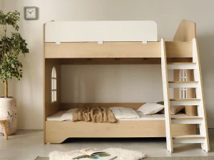 센티멘탈 판타지아 2층침대 SS 화이트 IKKB2A 3D 모델