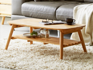Wooden Seat Sofa Table 900 3D Model