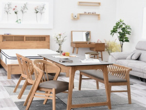 Circle Italy genuine ceramic dining table set for 6 3D Model