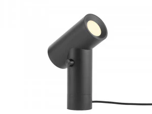 Candeeiro de mesa preto com feixe Modelo 3D