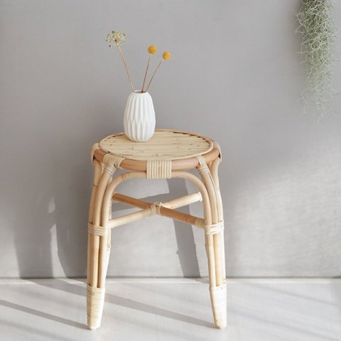 PASAR round stool 45 rattan CR0025 3D Модель .c4d .max .obj .3ds .fbx .stl .blend 