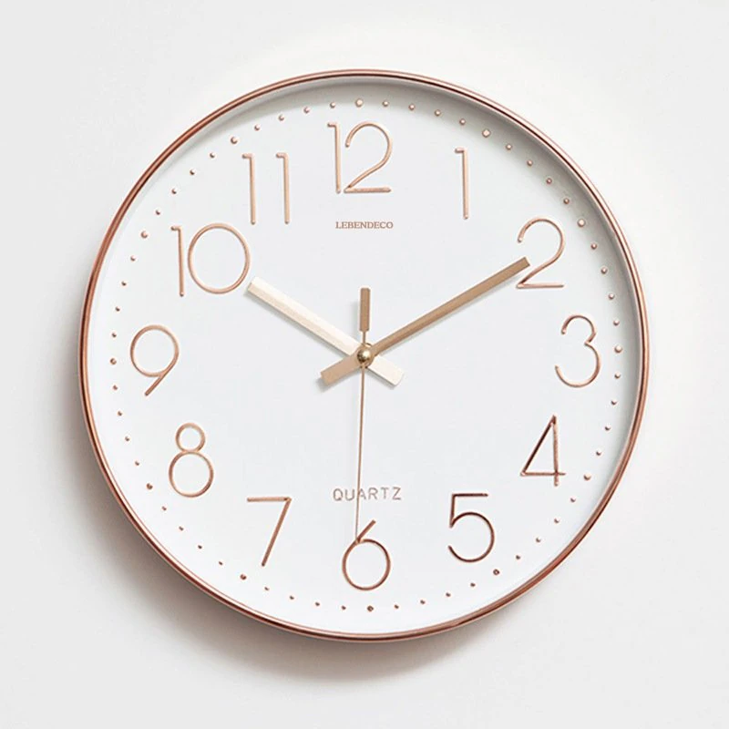 Simple noiseless wall clock 3D Model .c4d .max .obj .3ds .fbx .stl .blend