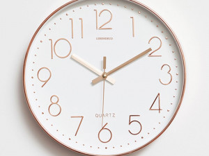 Simple noiseless wall clock 3D Model