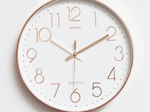 简单无噪音挂钟 3D 模型