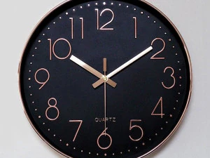Simple noiseless wall clock 3D Model