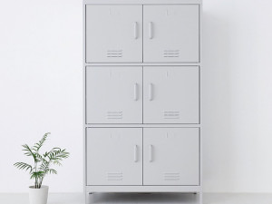 MKB Cabinet 6 Doors Cabinet Modelo 3D