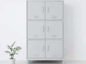 MKB Cabinet 6 Doors Cabinet 3D Model