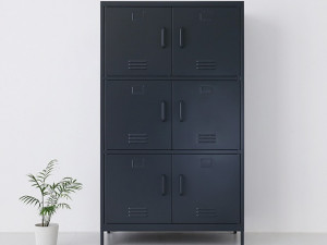 MKB Cabinet 6 Doors Cabinet Modelo 3D