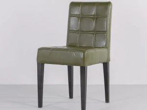 Deco chair dining table 3D Model