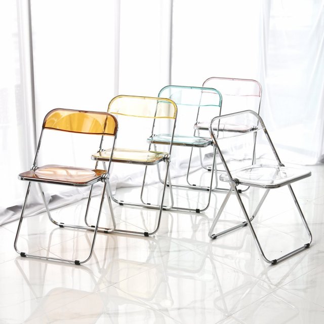 Vega Polar Transparent Folding Chair 3D Model .c4d .max .obj .3ds .fbx .stl .blend 