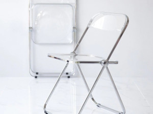 Vega Polar Transparent Folding Chair 3D Model