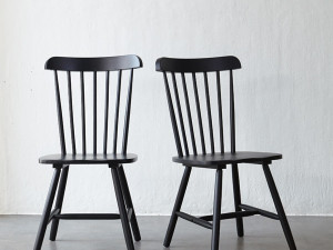 Luna interior wooden dining table chair 3Dモデル
