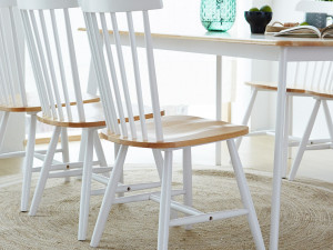 Luna interior wooden dining table chair 3Dモデル