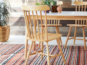 Luna interior wooden dining table chair 3Dモデル