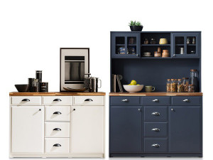 Beans White Buffet Cabinets 3D Model