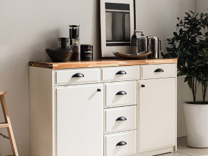 Beans White Buffet Cabinets 3D मॉडल