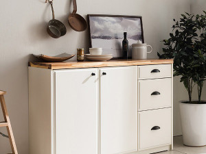 Beans White Buffet Cabinets 3D मॉडल