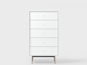 Modernus 5-tier chest of drawers 3D-Modell