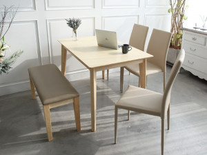 Ollie Leather Dining Chair 3D मॉडल