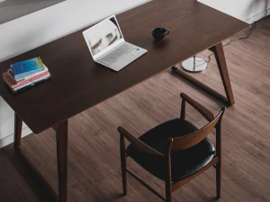 805 Ash solid wood armchair 3D Model