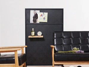 Divisória de aço perfurada em madeira de estanho 800 Modelo 3D