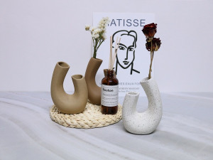 Old wood vase 3D Model