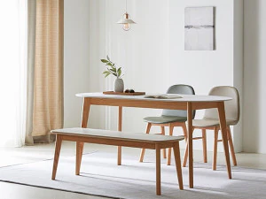 オーバル 1800 セラミック ダイニング テーブル セット 3Dモデル