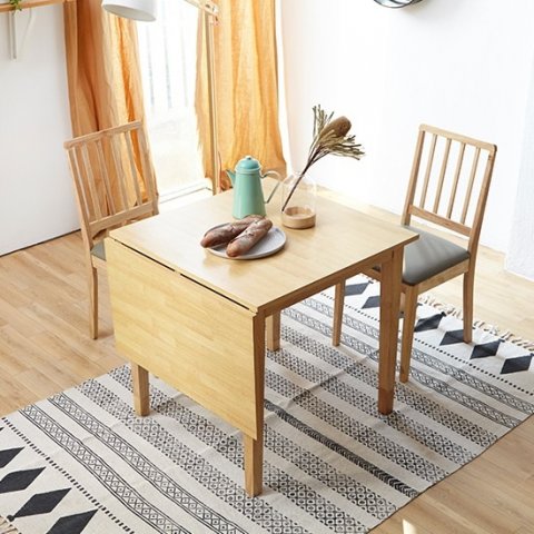 Expandable Folding Wood Table Model 3D .c4d .max .obj .3ds .fbx .stl .blend 