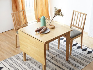 Expandable Folding Wood Table 3D 模型