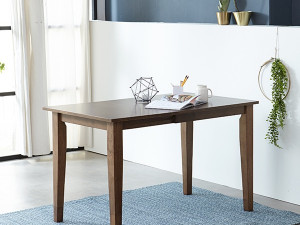 Expandable Folding Wood Table Model 3D