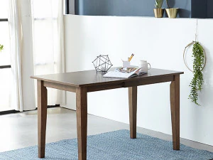 Expandable Folding Wood Table 3D Model